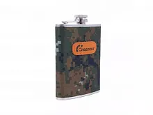 Фляжка СЛЕДОПЫТ в оплетке из oxford camo pixel 240мл